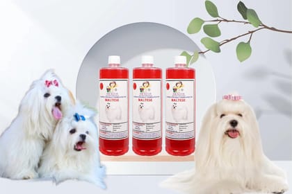Shampoo Specially Formulated for Maltese (1 Litre) (Combo Pack of 3) Jasmine