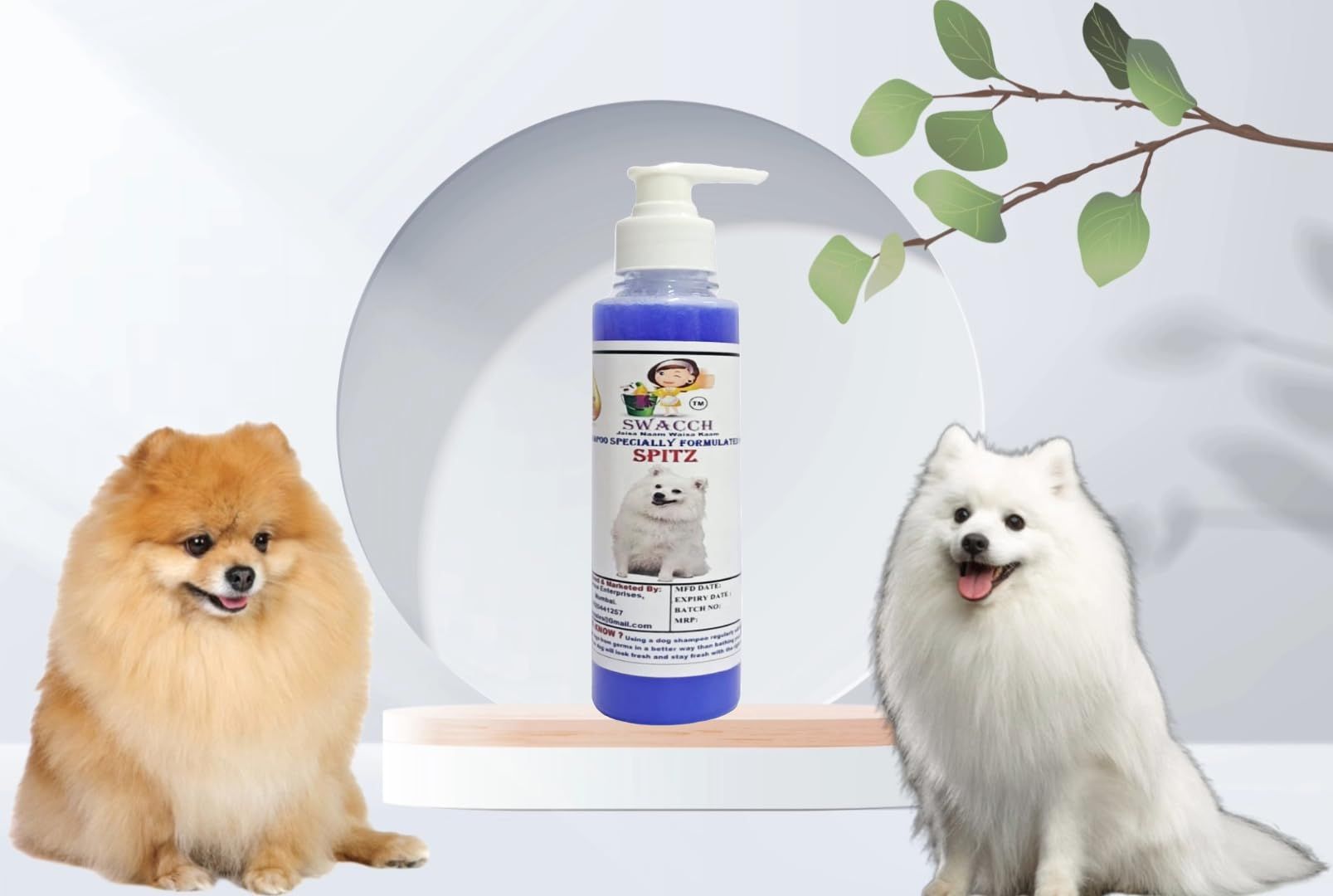 SWACCH Premium Shampoo for Spitz (200ML) Lavender