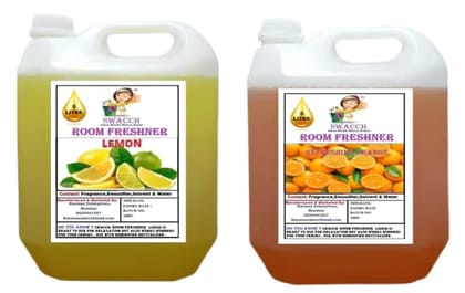 Swacch Room Freshner (5 Litre) (Pack of 2) Lemon & Orange