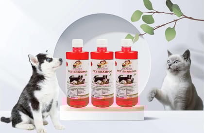 PET Shampoo 500ML (Pack of 3)