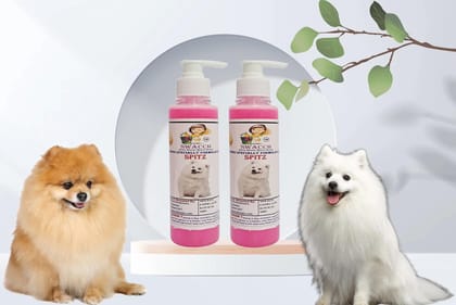 SWACCH Premium Shampoo for Spitz (200ML) (Pack of 2) Rose SWACCH Premium Shampoo for Spitz (200ML) (Pack of 2) Rose