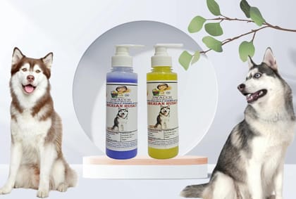 SWACCH Premium Shampoo for Siberian Husky (200ML) (Combo Pack of 2) Lavender & Lemon