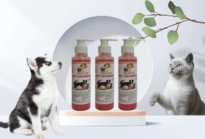 SWACCH Premium Shampoo for PET Shampoo (200ML) (Pack of 3) Jasmine SWACCH Premium Shampoo for PET Shampoo (200ML) (Pack of 3) Jasmine
