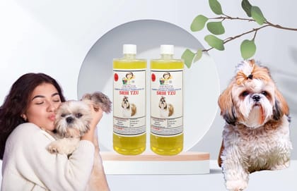 Swacch Shampoo Specially Formulated for Shih TZU(1 Litre) (Combo Pack of 2) Lemon