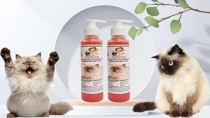 SWACCH Premium Shampoo for Himalayan CAT (200ML) (Pack of 2) Strawberry SWACCH Premium Shampoo for Himalayan CAT (200ML) (Pack of 2) Strawberry