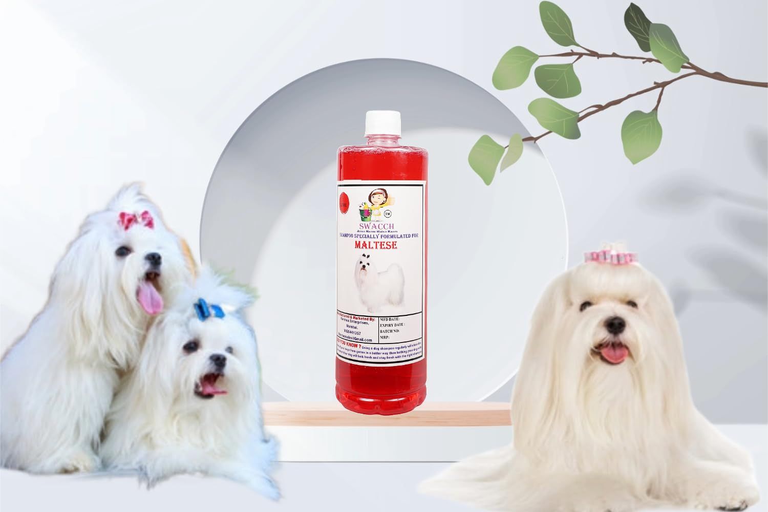 Shampoo Specially Formulated for Jasmine (Maltese 1 Litre)