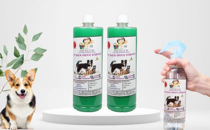 Swacch PET Aqua Odour Remover (1 Litre) (Pack of 2) Jasmine Swacch PET Aqua Odour Remover (1 Litre) (Pack of 2) Jasmine
