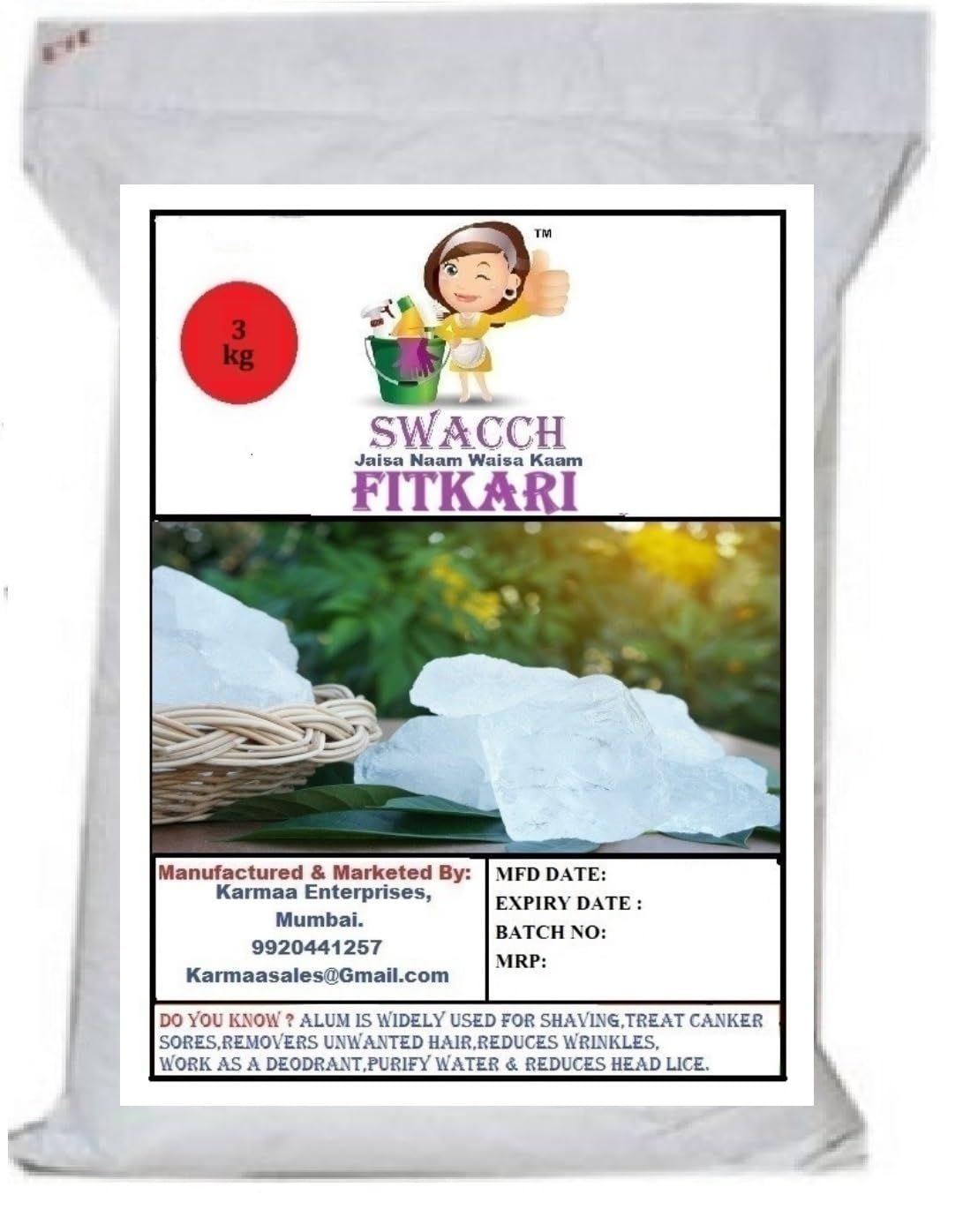 Fitkari (3 Kg)