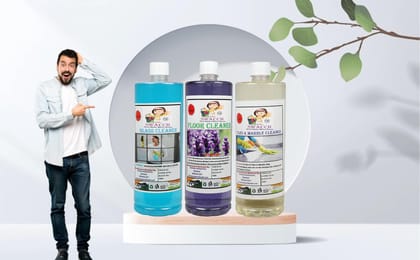 Home Care Combo Glass Cleaner, Floor Cleaner Lavender & Tiles & Marble Cleaner (1 Litre) (Pack of 3) Home Care Combo Glass Cleaner, Floor Cleaner Lavender & Tiles & Marble Cleaner (1 Litre) (Pack of 3)