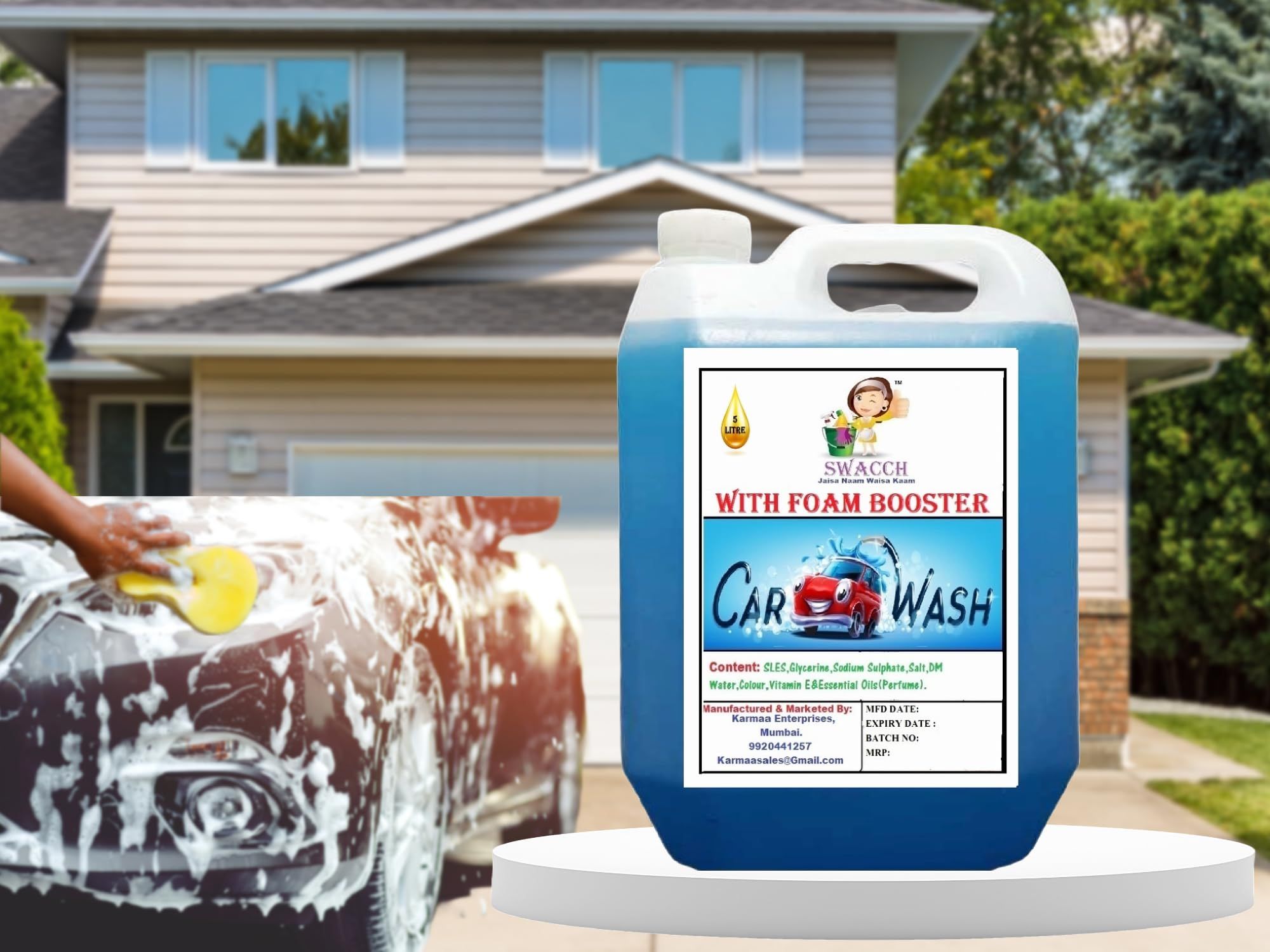 Swacch CAR WASH FOAM BOOSTER (5 Litre)