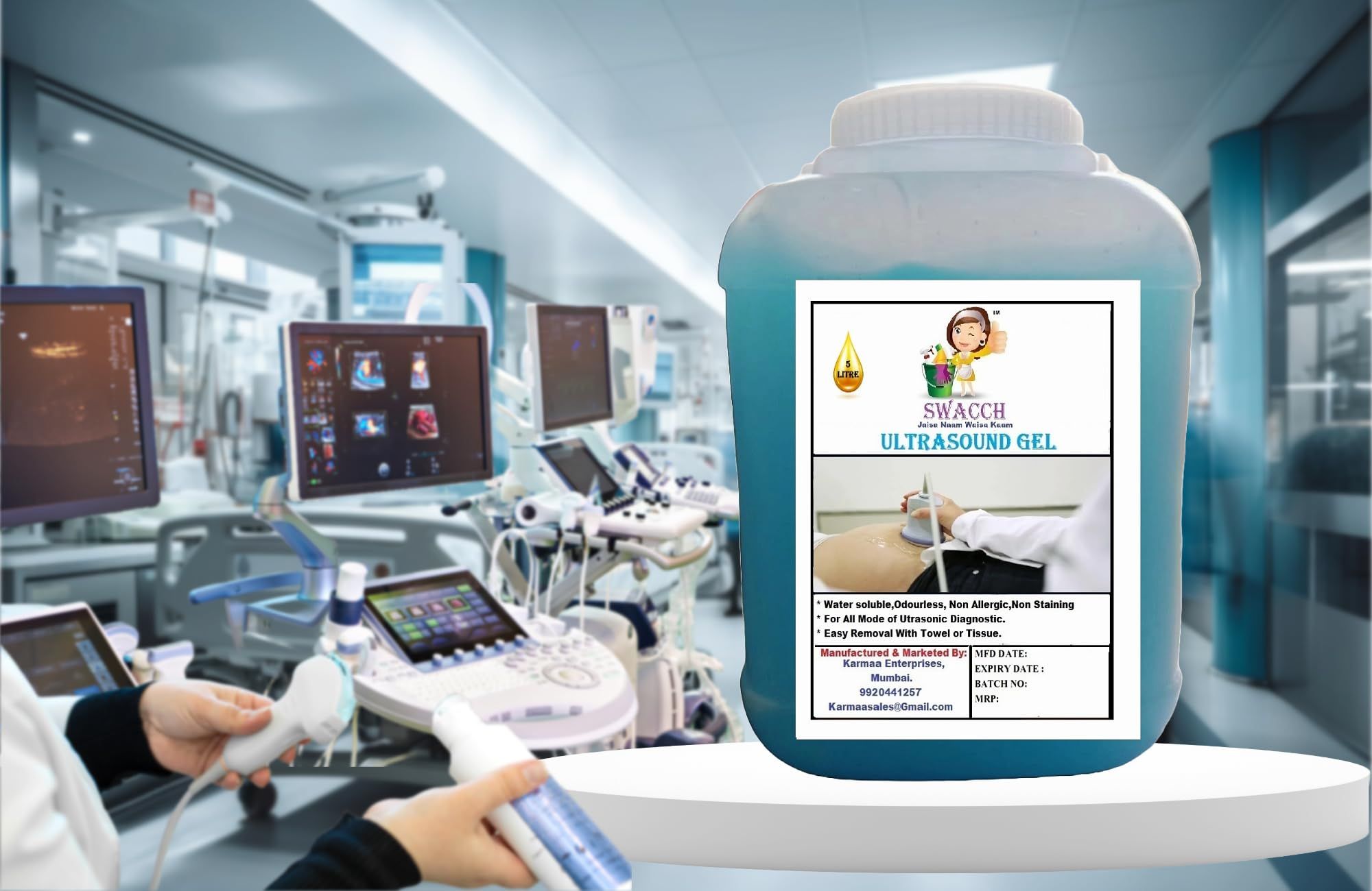 Swacch Ultrasound Gel (5 litre)
