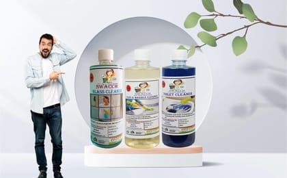 HOME CARE COMBO Glass Cleaner, Tiles & Marble Cleaner & Toilet Cleaner 500ml (Pack of 3) HOME CARE COMBO Glass Cleaner, Tiles & Marble Cleaner & Toilet Cleaner 500ml (Pack of 3)