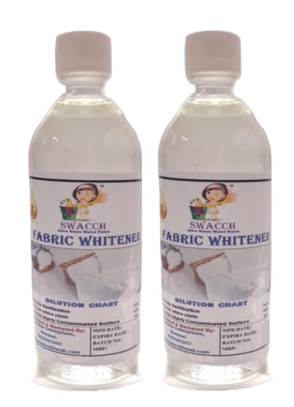 Swacch Fabric Whitener (200ml) (Pack of 2)