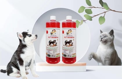 SWACCH PET Shampoo (1 Litre) (Combo Pack of 2) Strawberry