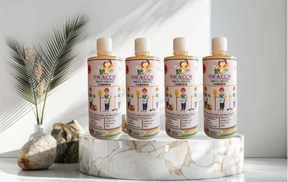 Swacch White Phenyl (500ml) (Pack of 4) CAMPHOR