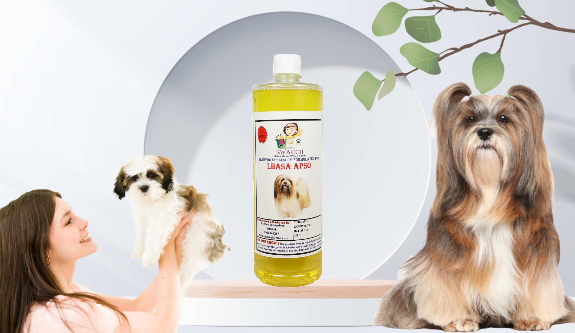 Shampoo Specially Formulated for Lemon (Lhasa APSO 1 Litre)