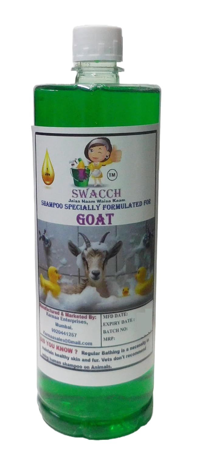 Swacch Shampoo Specially Formulated for Goat (1 Litre) Neem Alovera