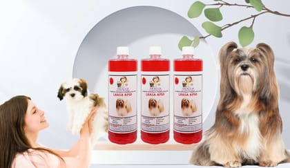 SWACCH Shampoo Specially FORMULATED for Lhasa APSO (1 Litre) (Combo Pack of 3) Strawberry