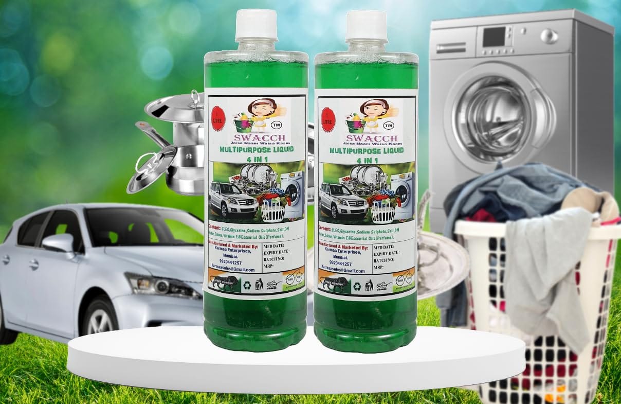 Swacch Multipurpose Liquid (1 Litre) (Pack of 2)