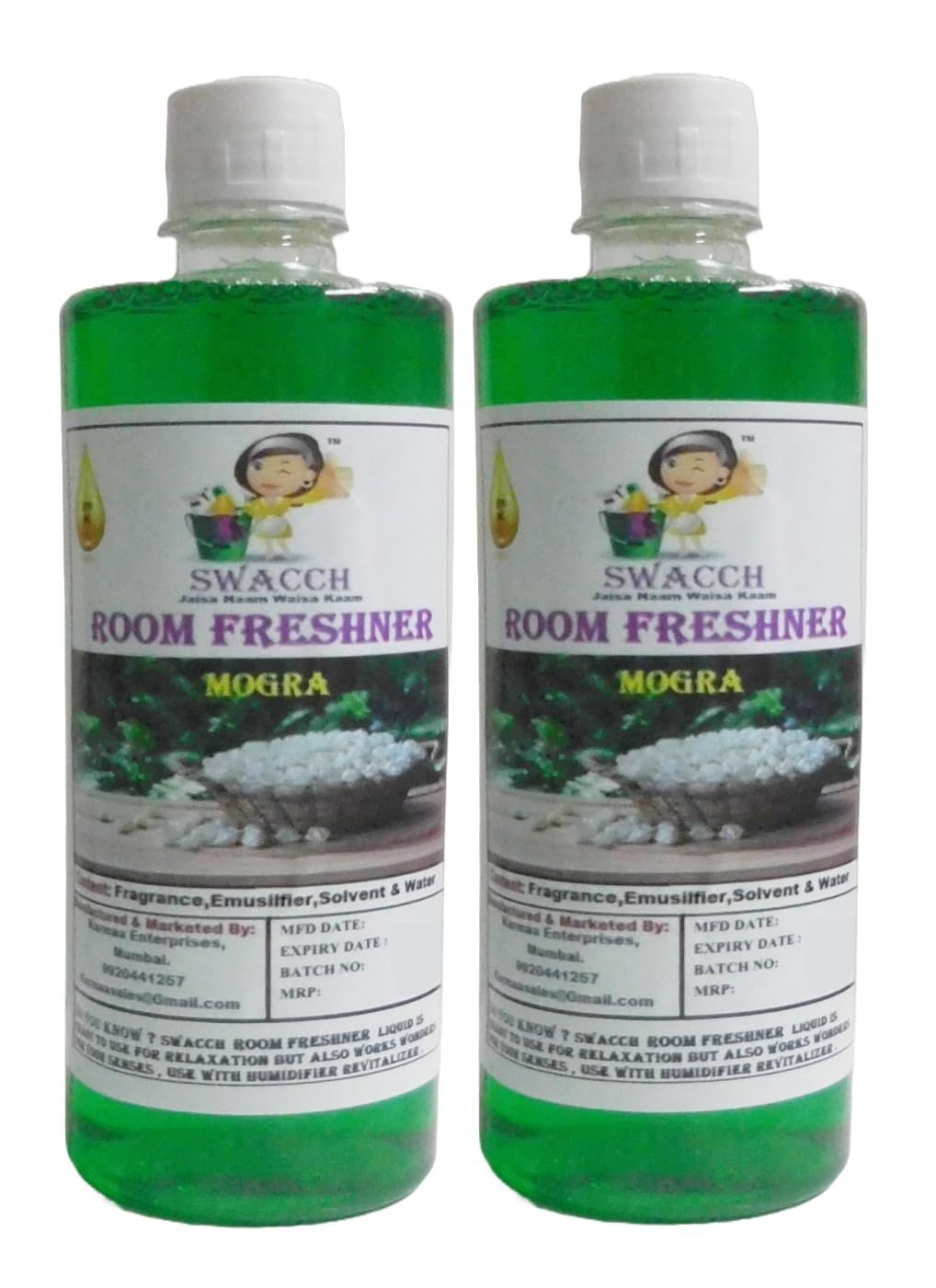 Swacch Room Freshner (500ml) (Pack of 2) Mogra