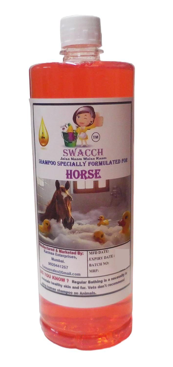Swacch Shampoo Specially Formulated for Horse (1 Litre) Jasmine
