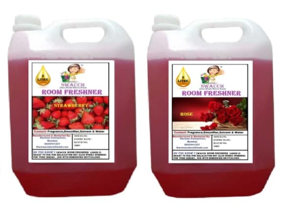 Swacch Room freshner (5 Litre) (pack of 2) Strawberry & Rose