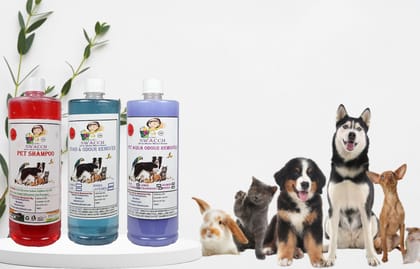 Swacch Shampoo (Strawberry) + Deodorizer (Lavender) + Stain Remover (Lavender) 1 Litre Each