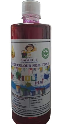 SWACCH WATER COLOUR NON-TOXIC & ECO FRIENDLY COLOUR (PINK) (500ML)
