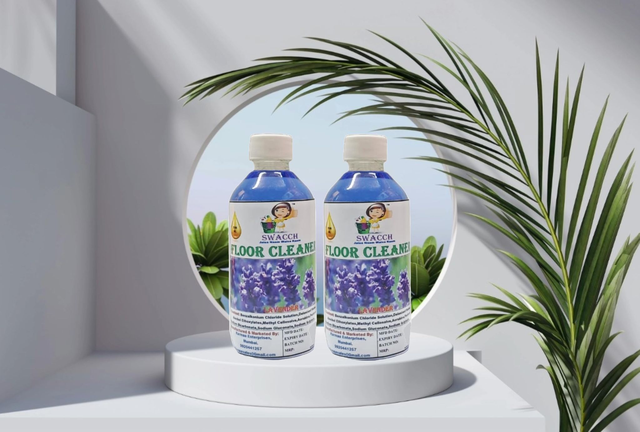 Swacch Floor Cleaner (200ml) (Pack of 2) Lavender