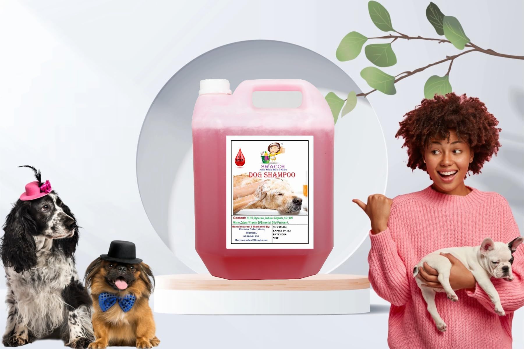 Swacch Dog Shampoo (10 Litre) Jasmine