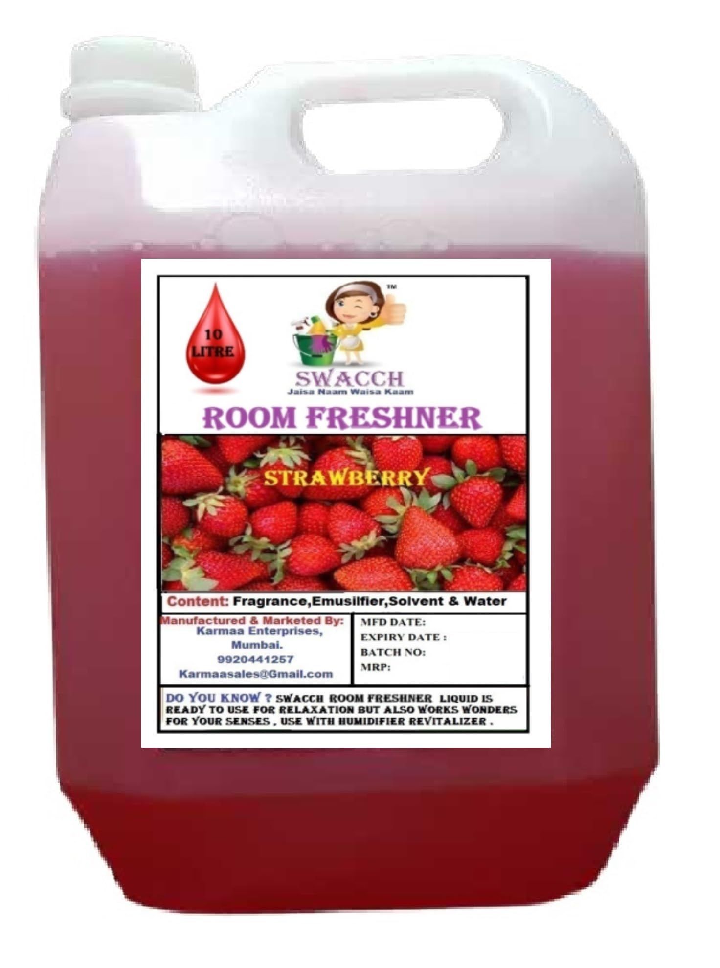 Swacch Room Frehsner (10 Litre) strawberry