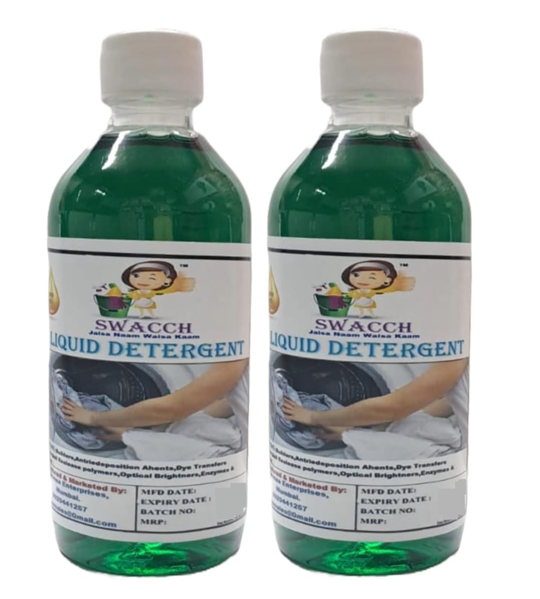 Swacch Liquid Detergent (200ml) (Pack of 2) Lavender