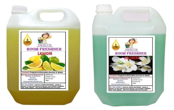 Swacch Room Freshner (5 Litre) (Pack of 2) Lemon & Jasmine