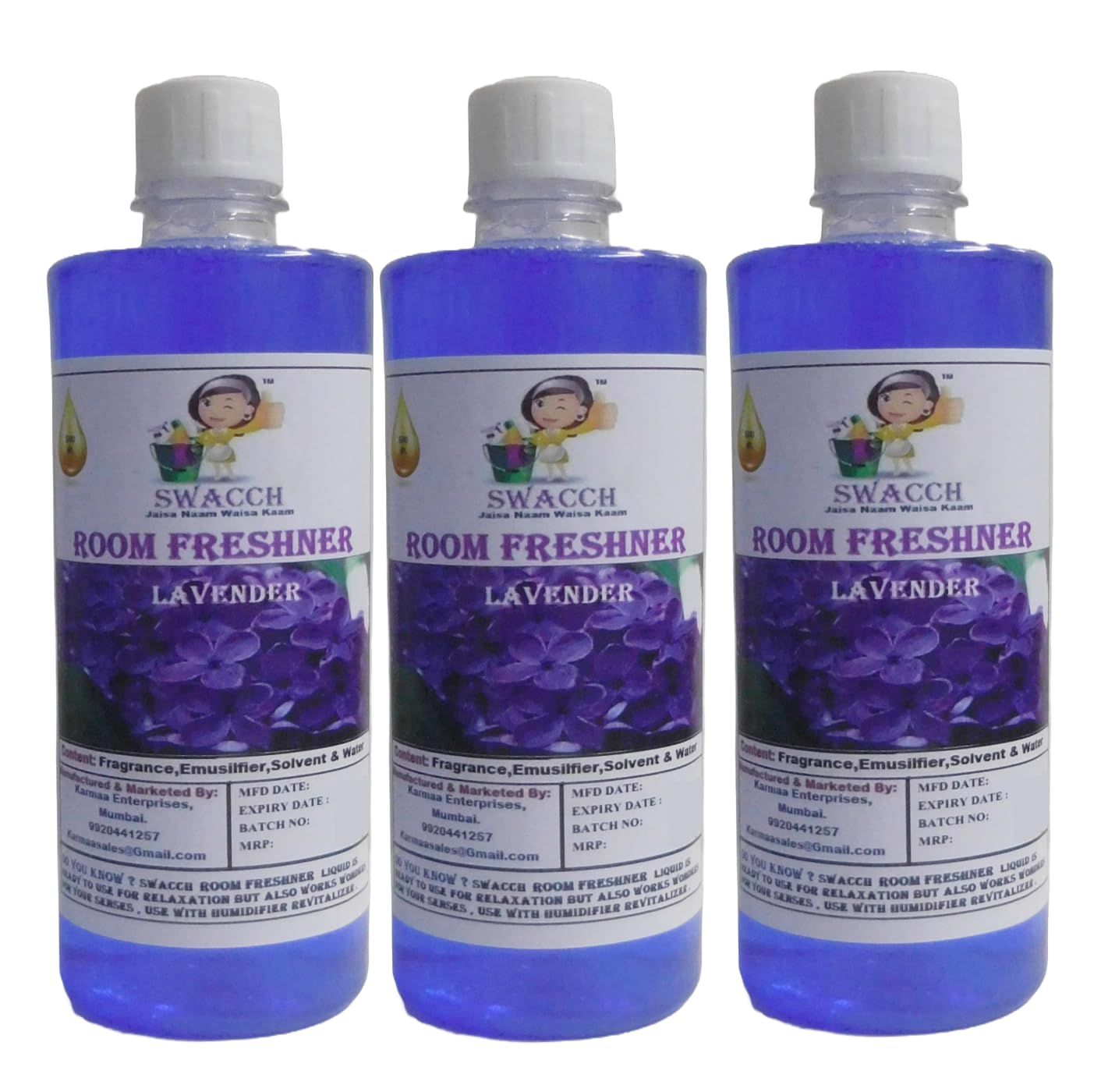 Swacch Room Freshner (500ml) (Pack of 3) Lavender