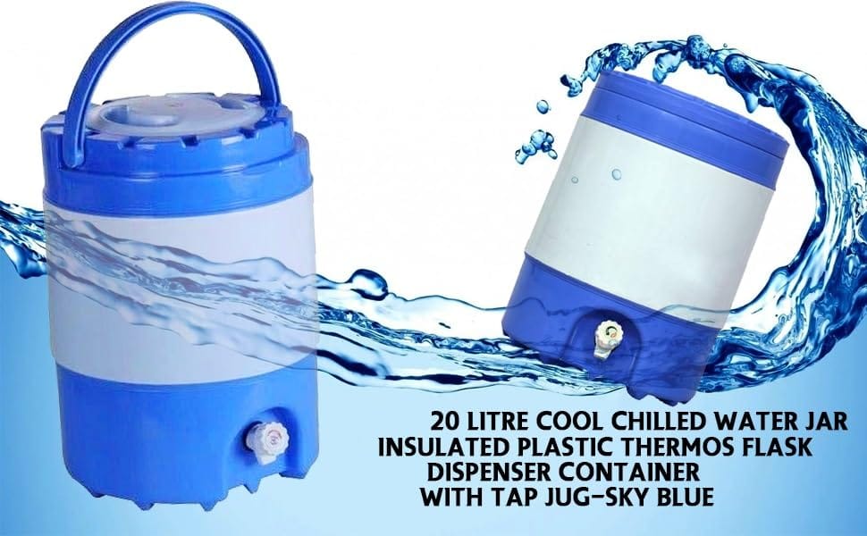 Jar Insulated Plastic Thermos Bottle (20 litre)