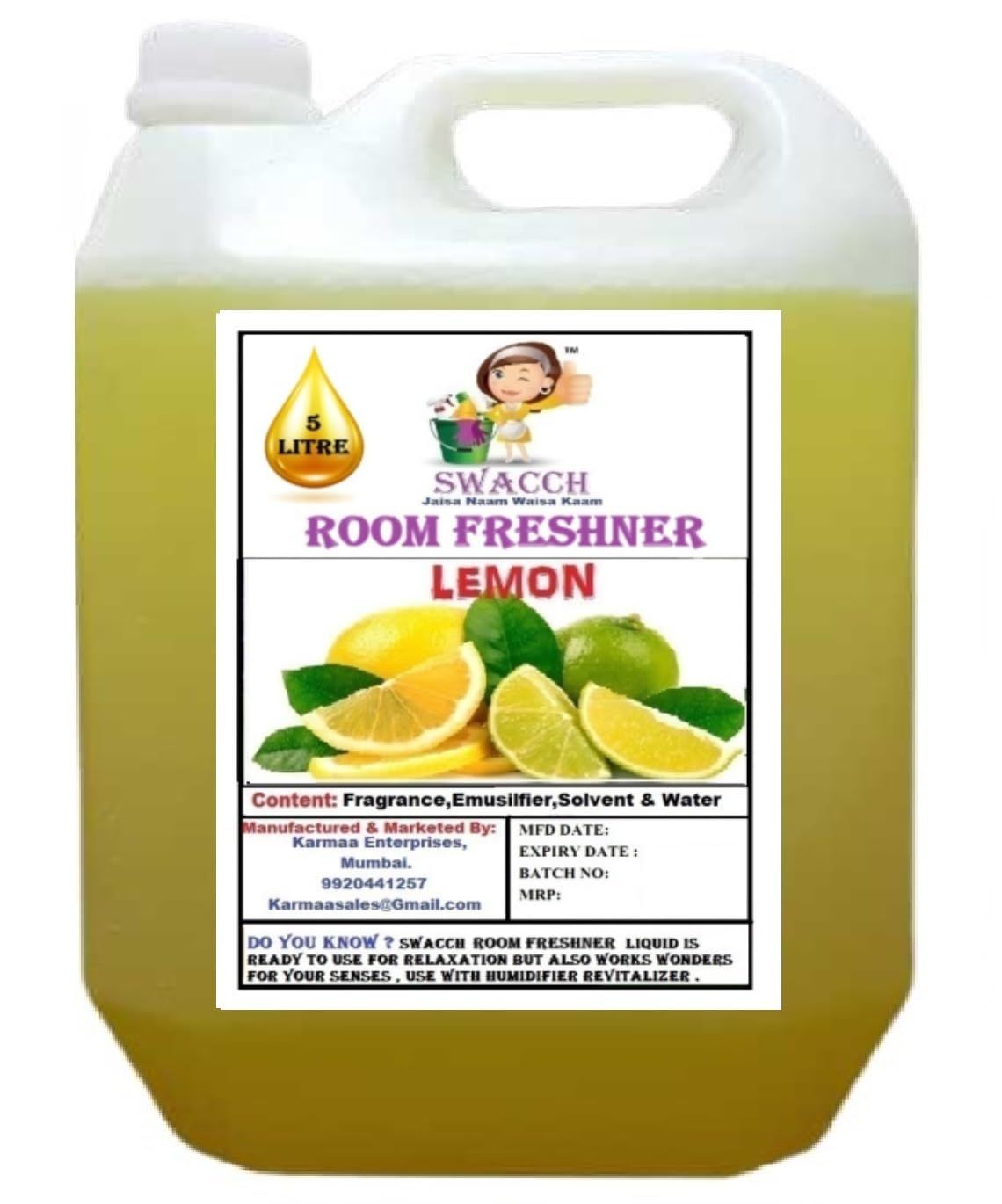 Swacch Room Freshner (5 Litre) lemon