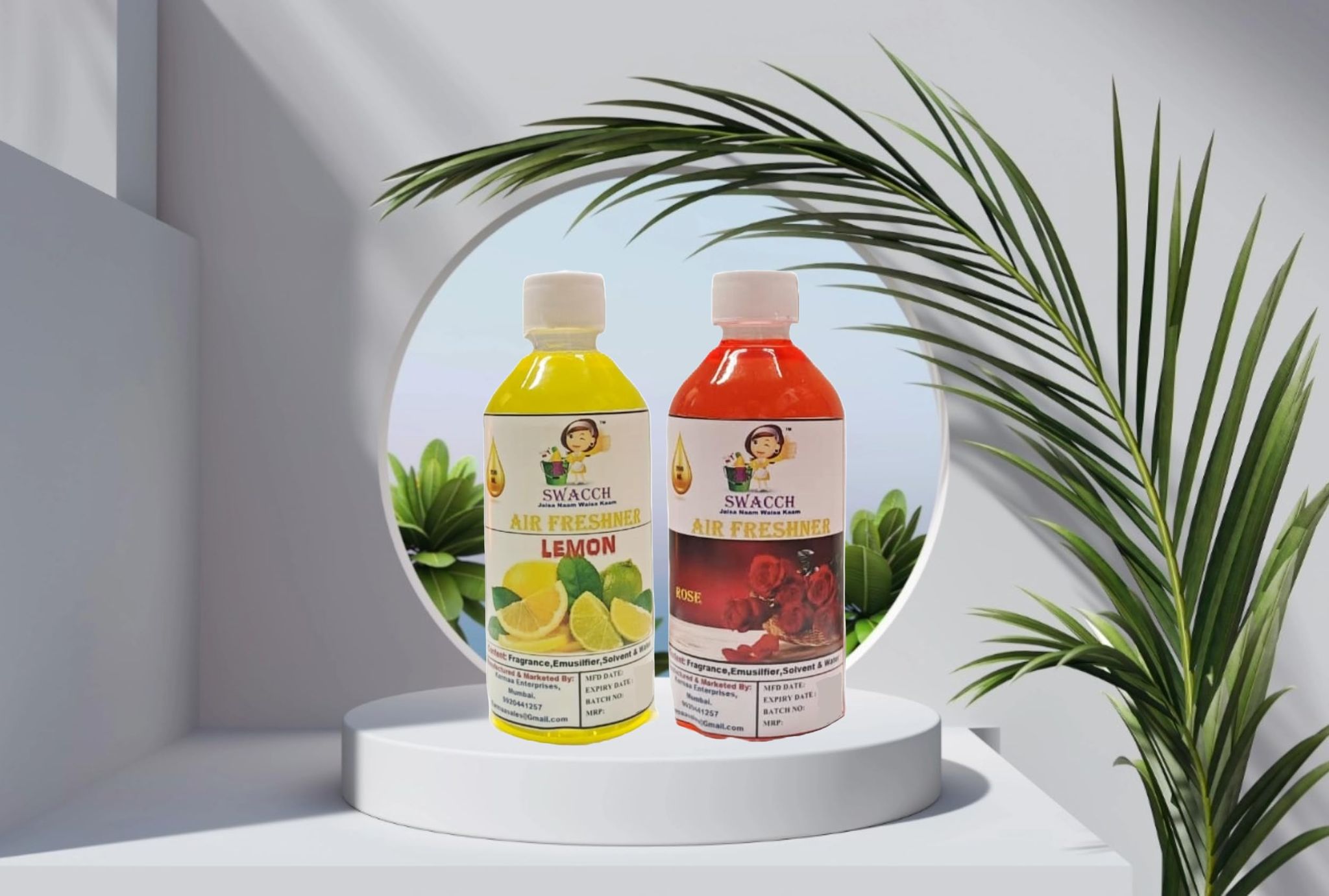 Swacch Air Freshner (200ml) (Combo Pack of 2) Lemon & Rose