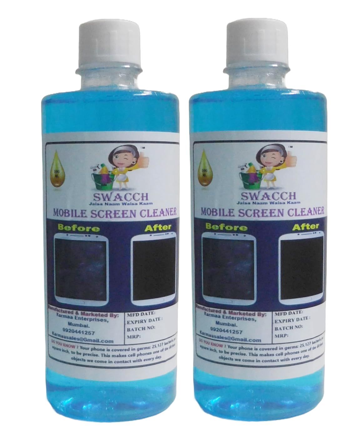 Swacch Mobile Cleaner (500ml) (Pack of 2)