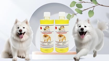 SWACCH Shampoo Specially FORMULATED for Pomeranian (500ML) (Combo Pack of 2) Lemon