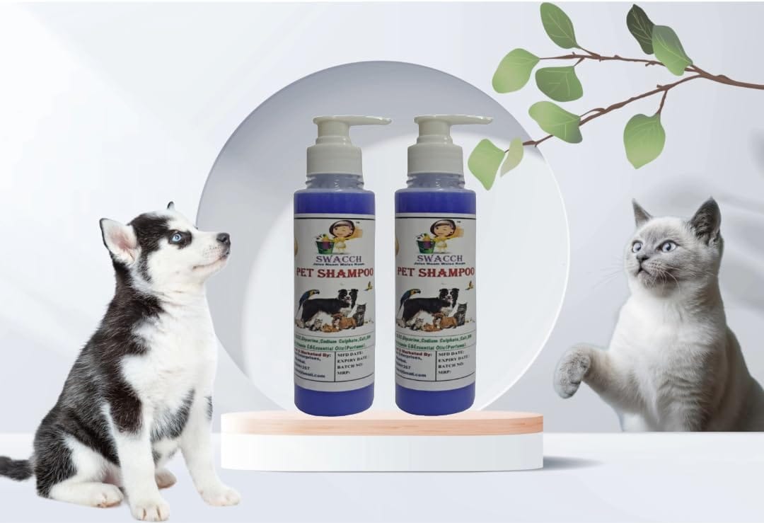 SWACCH Premium Shampoo for PET Shampoo (200ML) (Pack of 2) Lavender