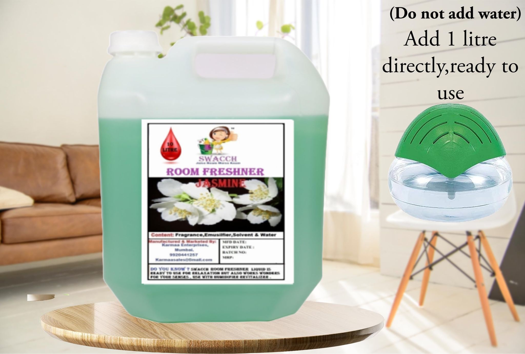 Swacch Room Freshner (10 Litre) Jasmine