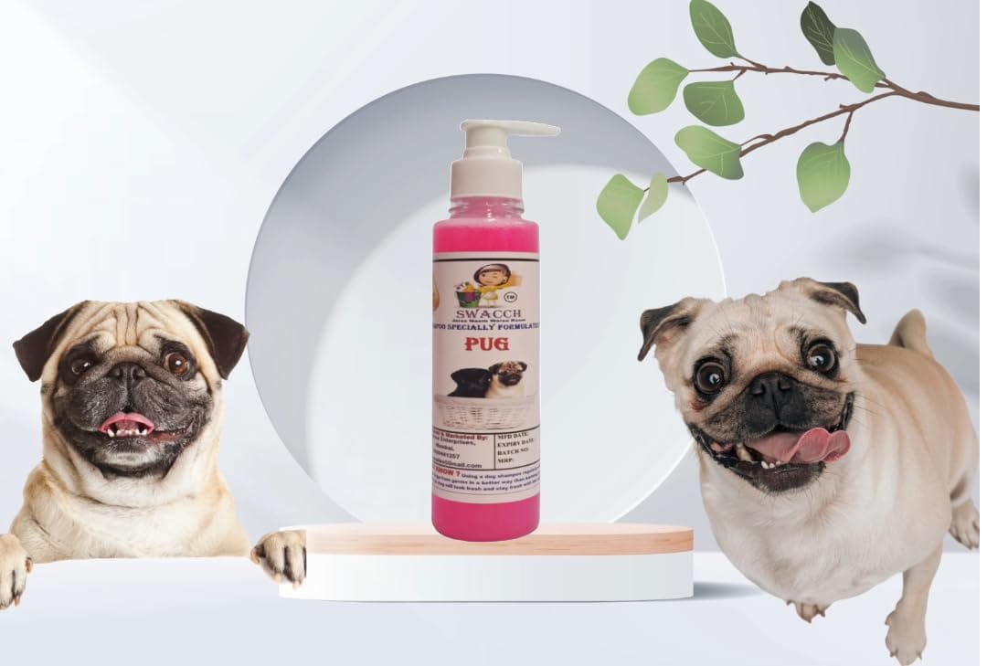 SWACCH Premium Shampoo for Pug (200ML) Rose