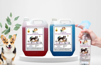 Swacch PET Aqua Odour Remover (5 Litre) (Combo Pack of 2) Strawberry & Lavender