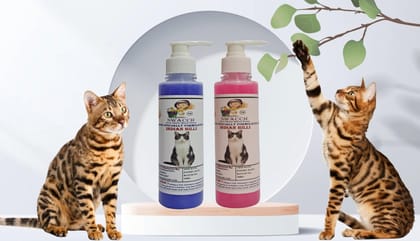 SWACCH Premium Shampoo for Indian Billi (200ML) (Combo Pack of 2) Lavender & Rose