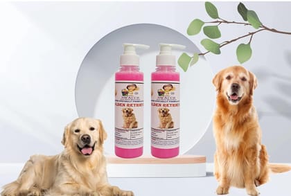 SWACCH Premium Shampoo for Golden Retriever (200ML) (Pack of 2) Rose SWACCH Premium Shampoo for Golden Retriever (200ML) (Pack of 2) Rose