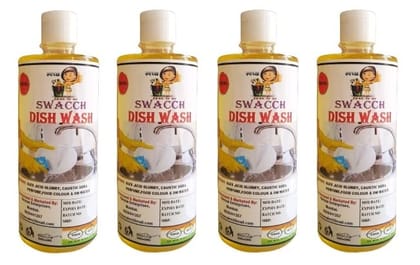 swacch dishwash liquid 500ML (PACK OF 4)