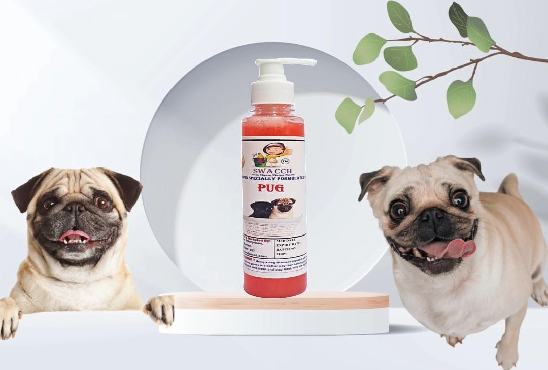 SWACCH Premium Shampoo for Pug (200ML) Strawberry