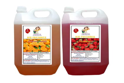 Swacch Air Freshner (5 Litre) (Pack of 2) Orange & Strawberry