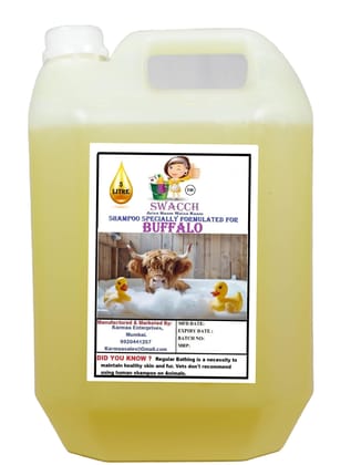 Swacch Shampoo Specially Formulated for Buffalo (5 litre) Lemon Swacch Shampoo Specially Formulated for Buffalo (5 litre) Lemon