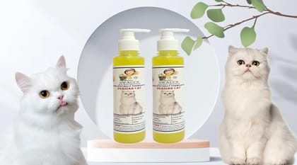 SWACCH Premium Shampoo for Persian CAT (200ML) (Pack of 2) Lemon